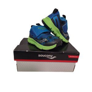 Saucony Baby Boy Liteform Sneakers Size 5 Toddler Blue & Green Athletic Size 5XW